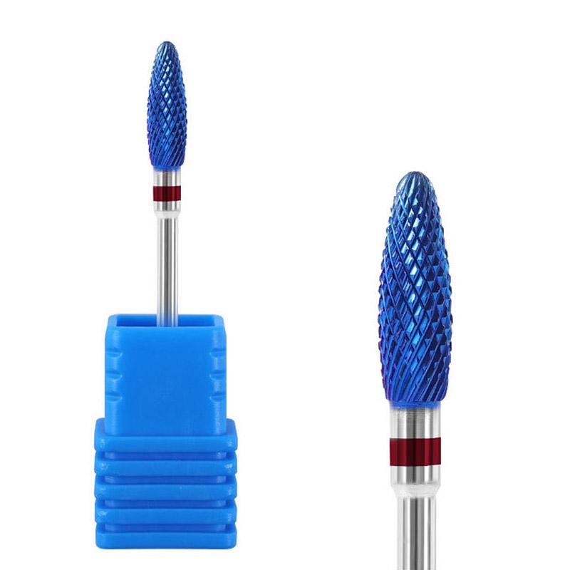 Electric Nail Art Drill Tungsten Carbide Polishing Grinding Head For Manicure Milling Cutters Polishing Tools