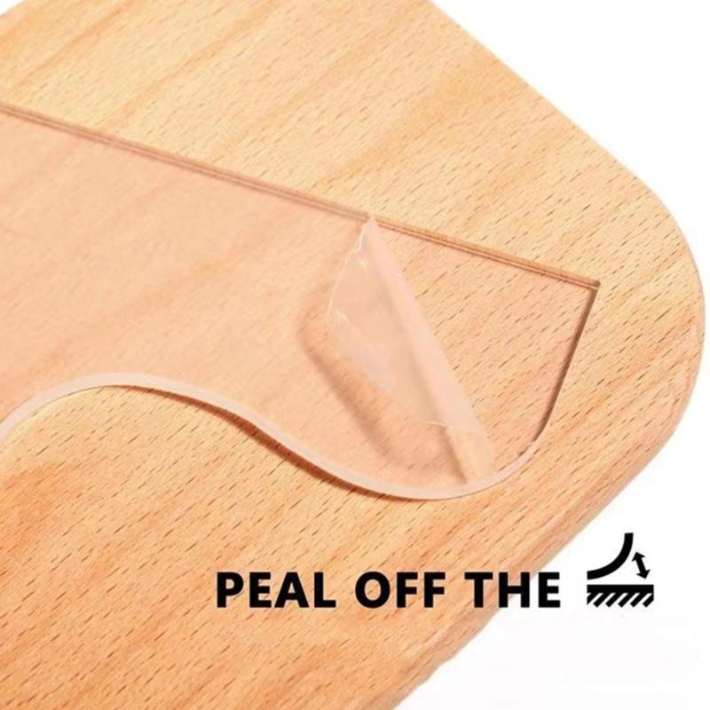 Acrylic Clear Cutting Board Handle Template Multipurpose DIY Crafts Household for Children Adult DIY Cutting Board