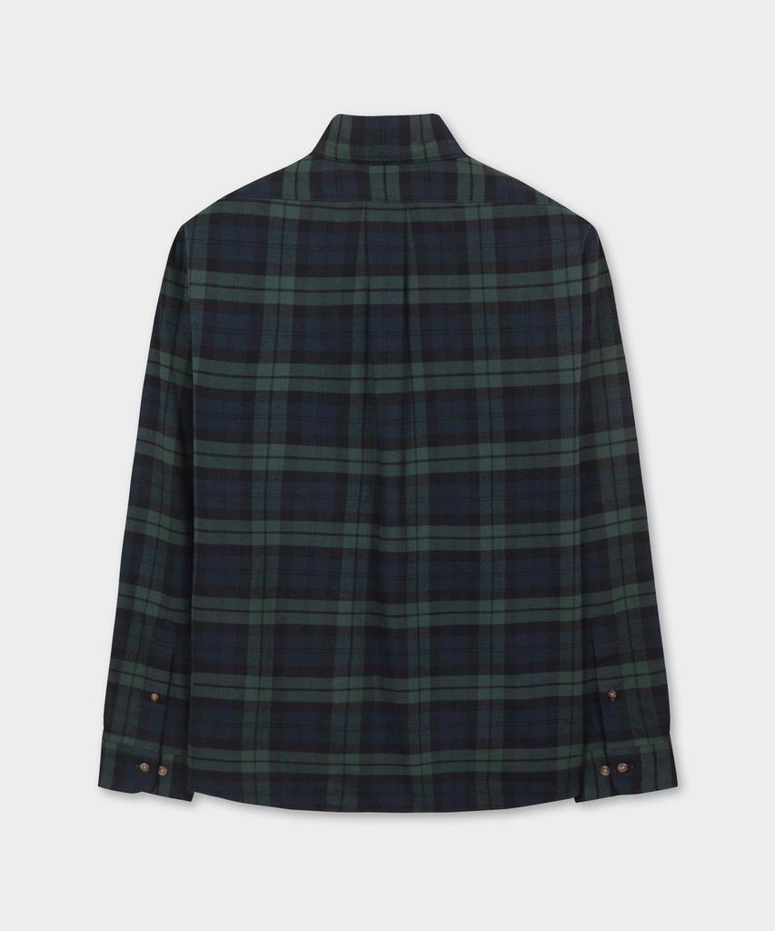 BROOKS BROTHERS Flannel Check Shirt (Multi) (Bbthmff401)