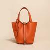 Leder-Togo-Tasche aus hochwertigem Rindsleder, neuwertiger Gemüsekorb, Damen-Beuteltasche, elegante Damen-Pendlertasche