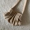 Beige Clam Bag - large