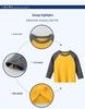 27kids 2024 Autumn Kids Long Sleeve Round Neck T-shirt - Solid Color Children's Clothing