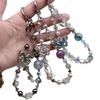 Luxury Crystal Butterfly Charm Wrist Lanyard & Keychain for Women