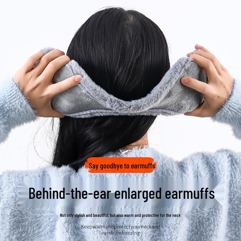 **Unisex Ohrenwärmer aus Kristall-Samt mit Fleecefutter für Herbst/Winter**