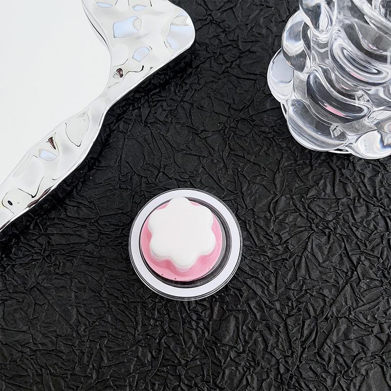 Magnetic Mobile Phone Airbag Holder Magnetic Suction Cream Wind Niche Jelly Magsafe Retractable Ring Buckle Portable