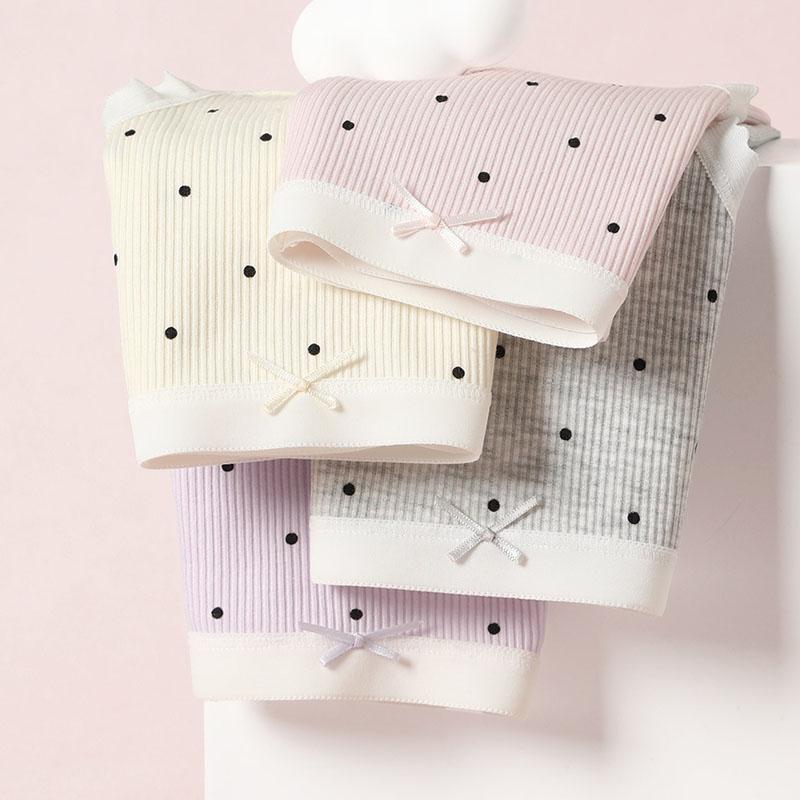 Fentenggan 10A Antibacterial with Modal 4-Pack Pure Cotton Crotch Women's Underwear Mid Waist Triangle Cotton Mo Thread