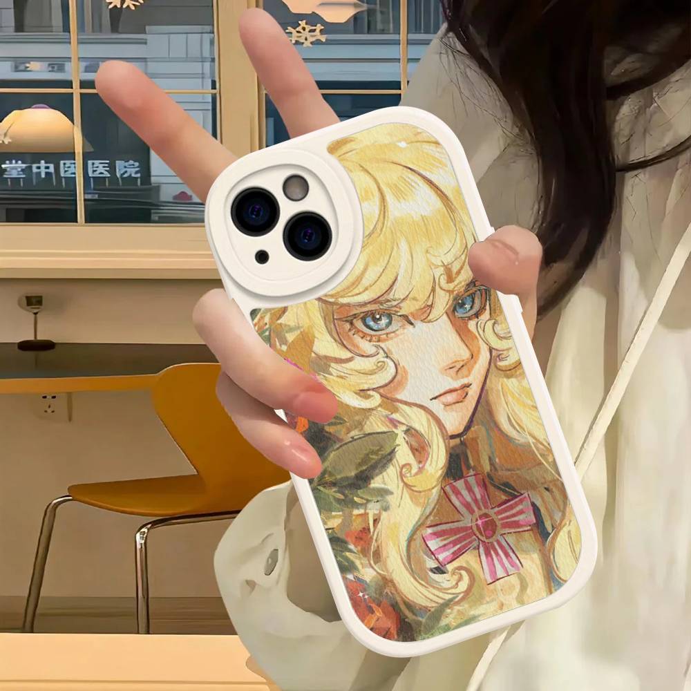 

Classic Anime The Rose Of Versailles Phone Case For IPhone 16 15 14 13 12 11 Pro Max Plus Leather Cover iphone X