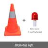 Foldable Telescopic Safety Road Cone with Flashing Light