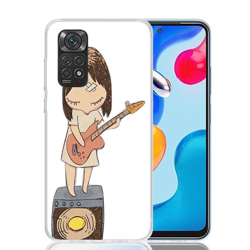 Y-Yoshitomo Nara Phone Case For Xiaomi Redmi Note 15 14 13 12S 12 Pro Plus 11S 11E 11 11T 10S 10 Art Soft Pattern Cover Redmi No