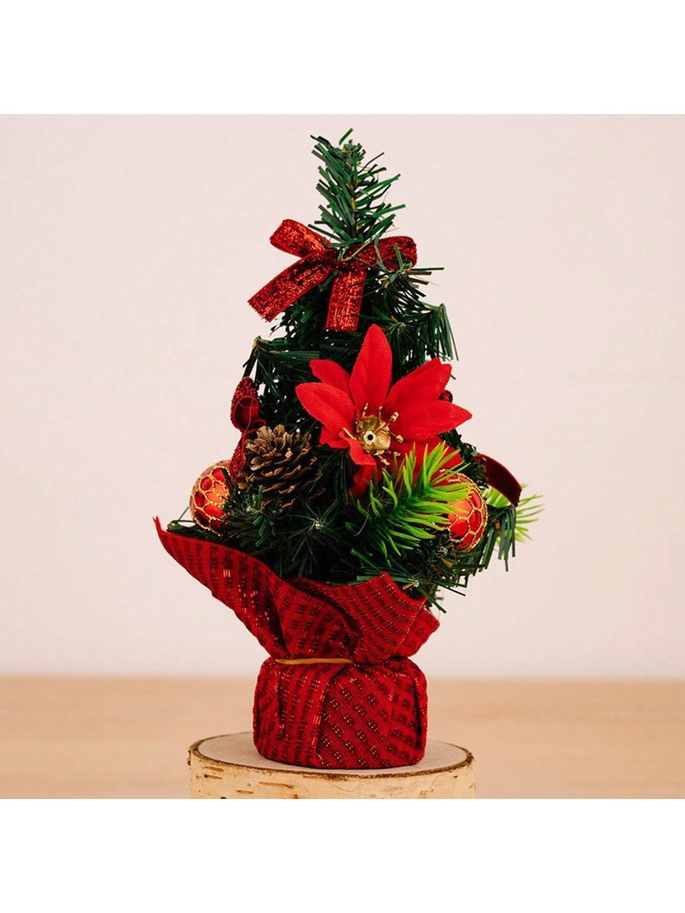 

1 Pcs 20cm Christmas Tree Desktop Ornaments, Christmas Eve New Year Party Shopping Mall Wine School Home Decoration Ornaments Other