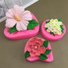 Hibiscus Lilac Silicone Mold: DIY Aromatherapy Candle & Magnolia Flower Fondant Cake Decor Tool