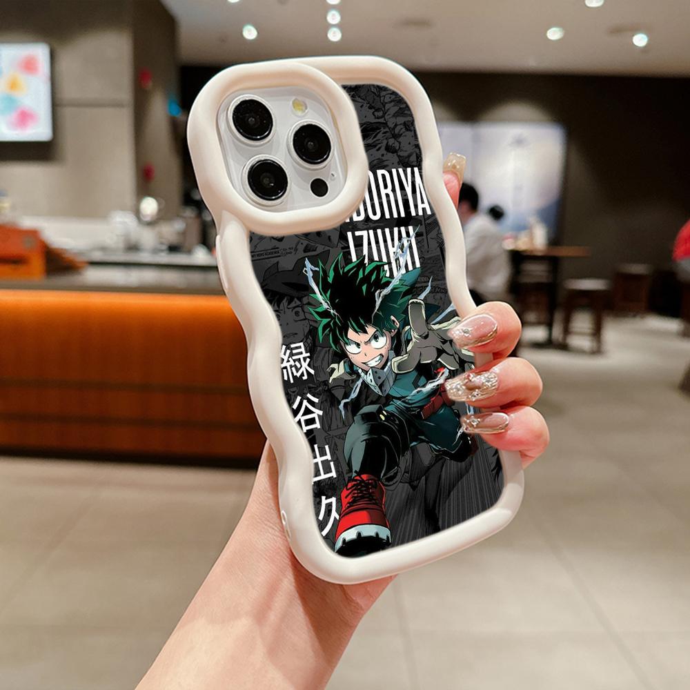 Macaron Soft TPU Phone Case for Xiaomi Poco X3 X5 X6 M6 Redmi 12C 13C Redmi Note 9 10 11 12 13 Pro 10s 11s 12s Cover Ae54 Anime My Hero Academia Art