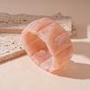 European and American color geometric resin bracelet, summer fresh and versatile bracelet, fashionable personalized simple jewelry