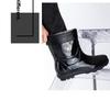Men's Extra Large Waterproof Non-Slip Fishing Boots: Thick, Wear-Resistant, Warm, High-Cut Rain Boots