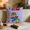 Cartoon Dr SSlump Arale Cushion Cover Short Plush Pillowcase for Bed Sofa Carwashable