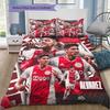Ajax Football Star Alvarez Portrait Collage Print 3‑Pieces Duvet Cover Set Soccer Bedding Without Pillow Core Comforter Sports Fan Decor