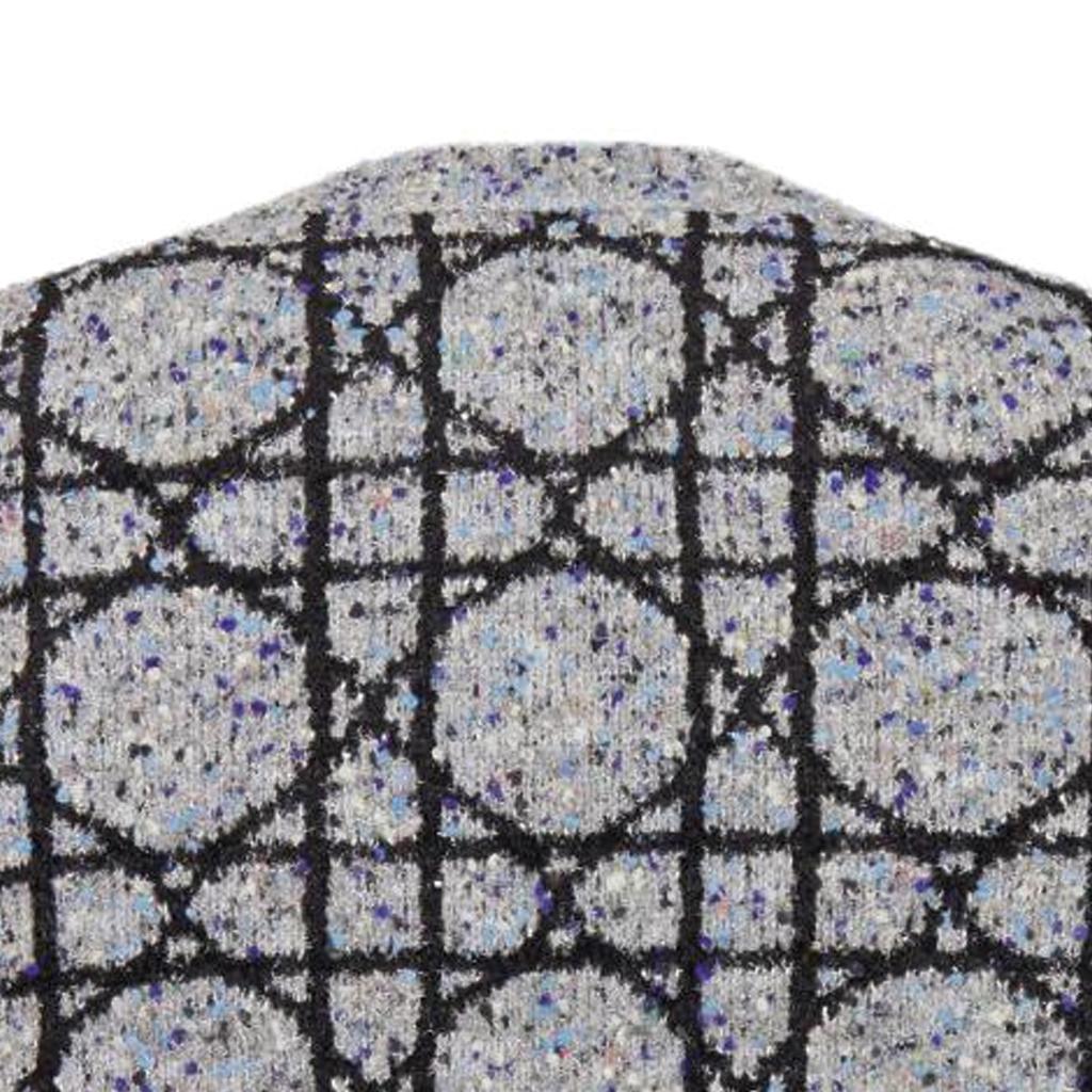 DIOR Knitwear Men's Gray Crew Neck Moderate 483M643AT804-C889