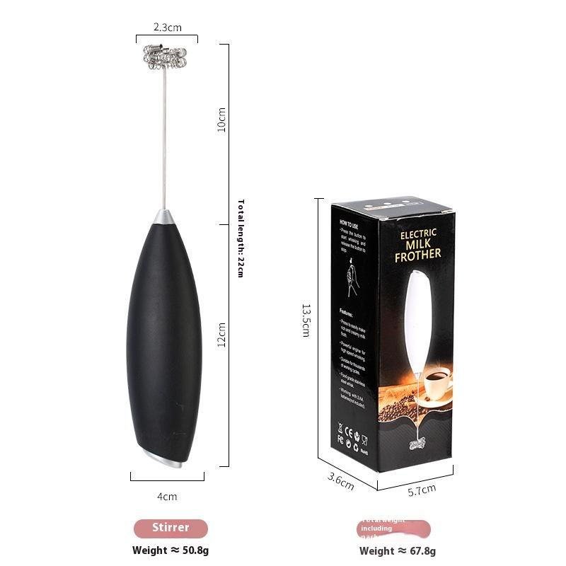 1Pcs Electric Egg Beater Milk Frother Wireless Handheld Coffee Cappuccino Frother Household Mini Whisk Mixer