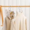2Pcs Windproof Folding Hoodie Hanger Plastic Clothes Hangers High-neck Sweater Hanger  Travel