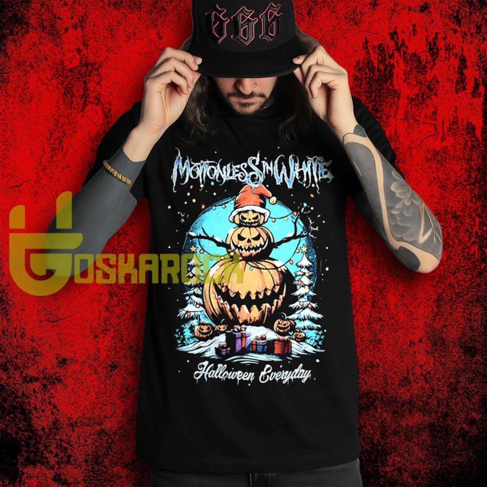 Motionless in White T shirt - Helloween Every Day Inspired Merch Tee, Retro Heavy Metal Band Shirt, Music Unisex T shirt S