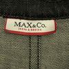 MAX&CO made in Italy Denim Jacket 38 Black series Women Used