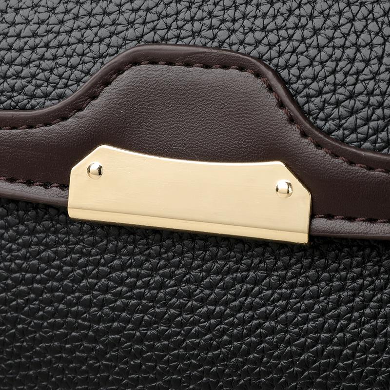 Parisian Inspired Leather Shoulder Bag Vintage Women's Tote for Casual Commute