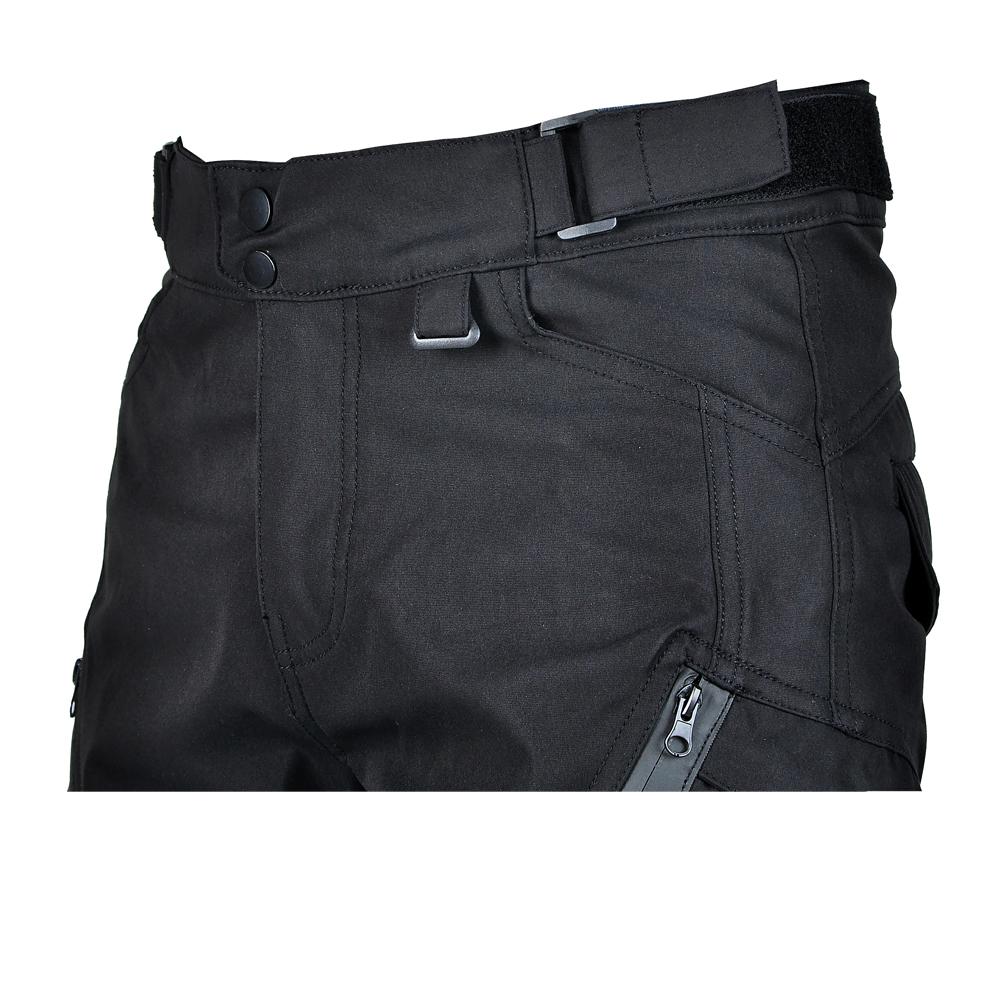 Upgrade Men Motorcycle Riding Pants Waterproof Windproof Reflective Motocross Racing Trousers with 4 X CE Armor Knee Hip Pads