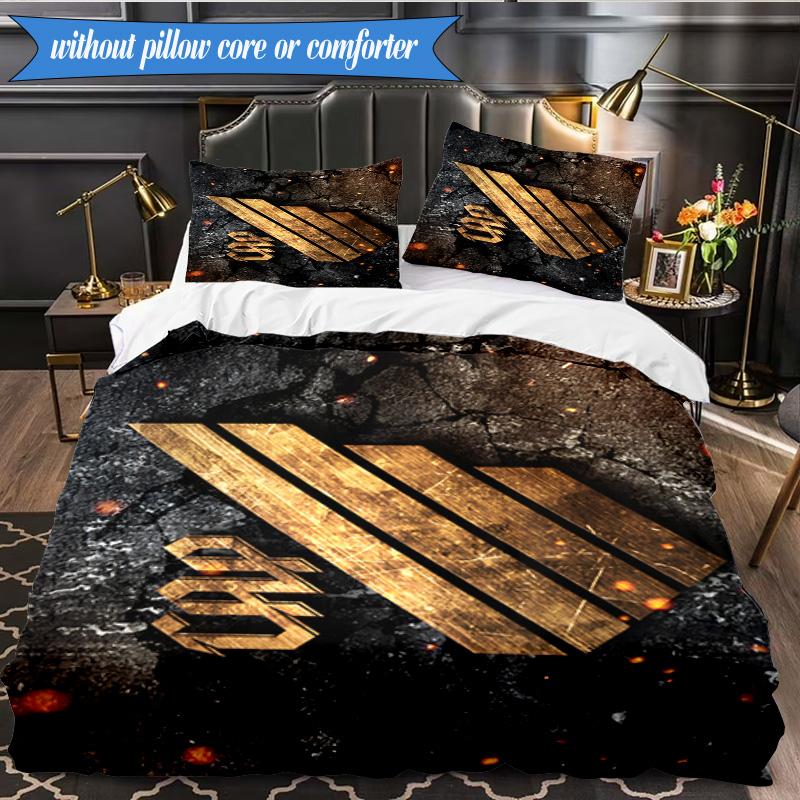 3PCS Athletico Football Club Printed Soft Bedding Set,Including 1pc Duvet Cover And 2pcs Pillowcases Perfect for Bedroom, Dormitory, Fan Gift