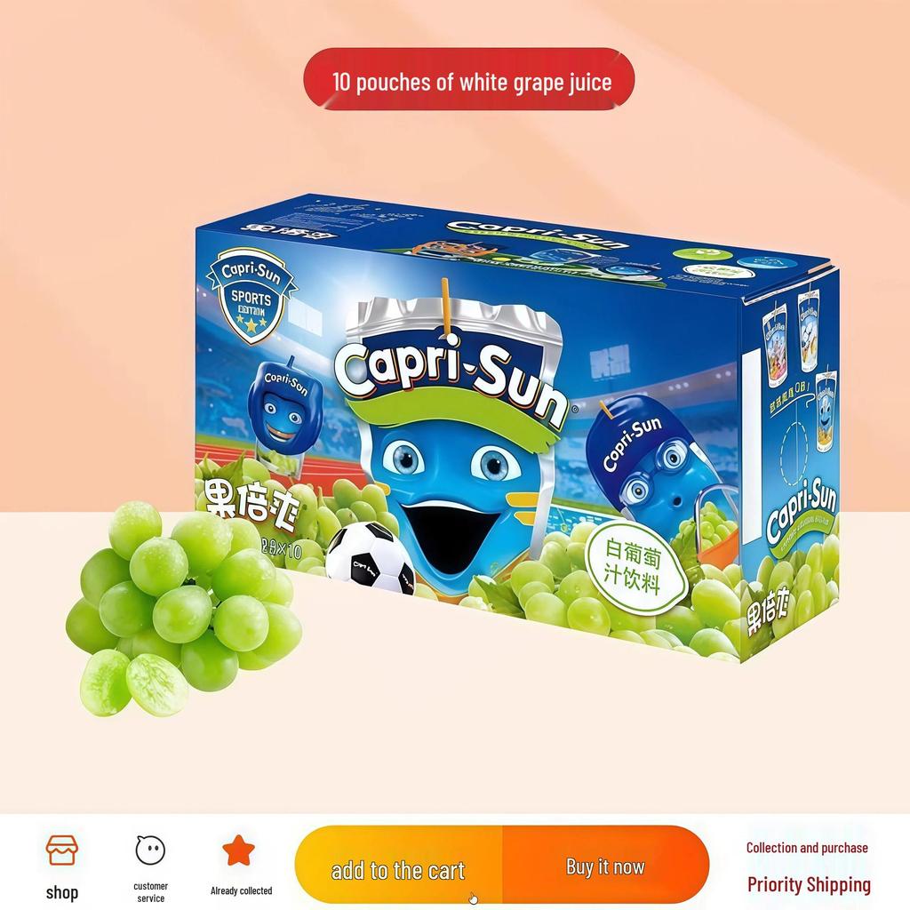 Imported Fruity Goodness: Little Monster Natural Freshly Squeezed 200ml Grape, Pear & Orange Juice for Kids