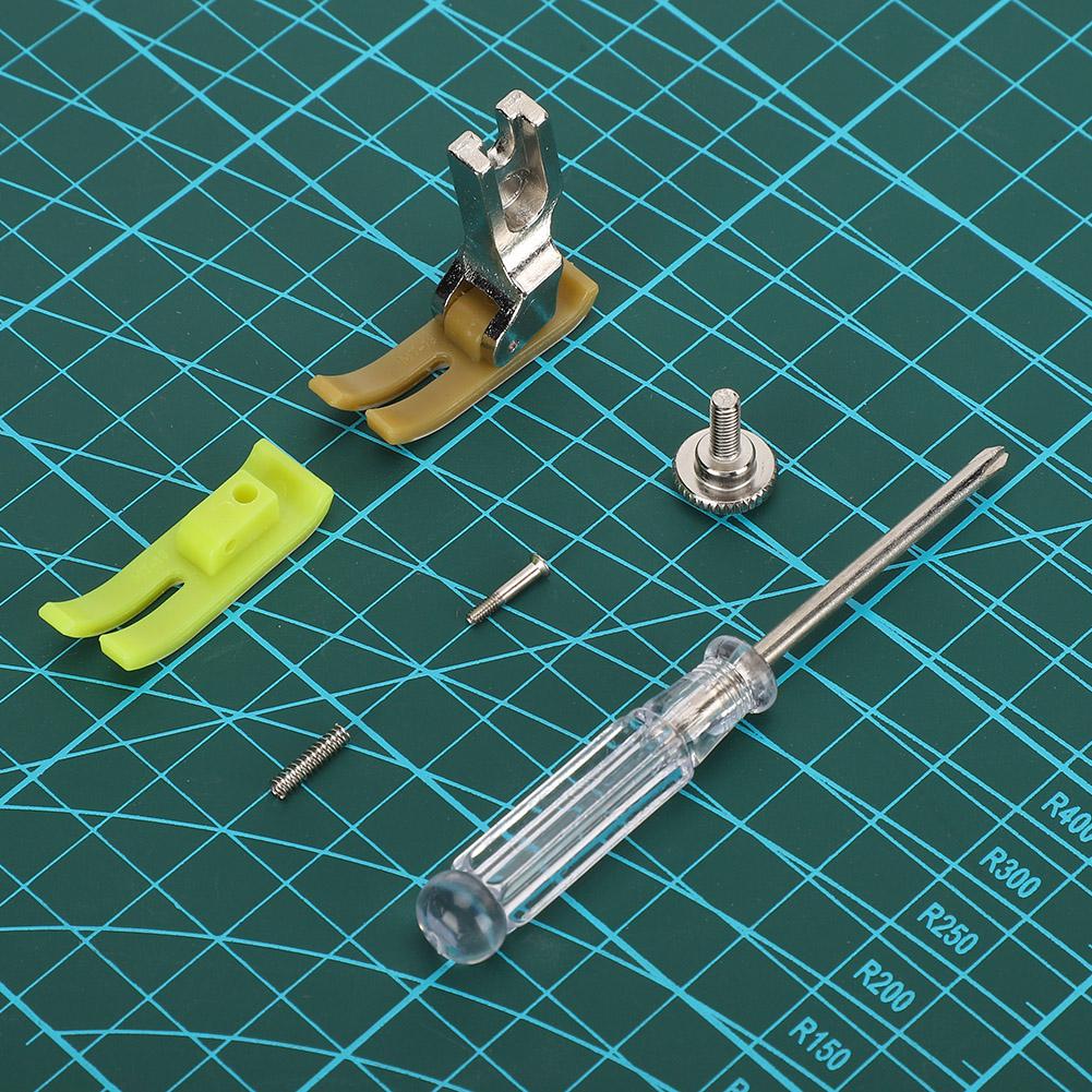 Bias Binder Foot Snap On MT18 DoubleDeck Sewing Machine Plastic Presser Clip On with Spring