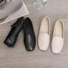 Retro Lazy One-step Square Toe Single Shoes Women's Spring Ins Tide Flat-bottomed All-match Work Shoes