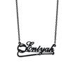 Atoztide Personalisierte Individuelle Fußball Sport Name Halskette Edelstahl für Damen Herren Anhänger Mode Geburtstag Schmuck Geschenk
