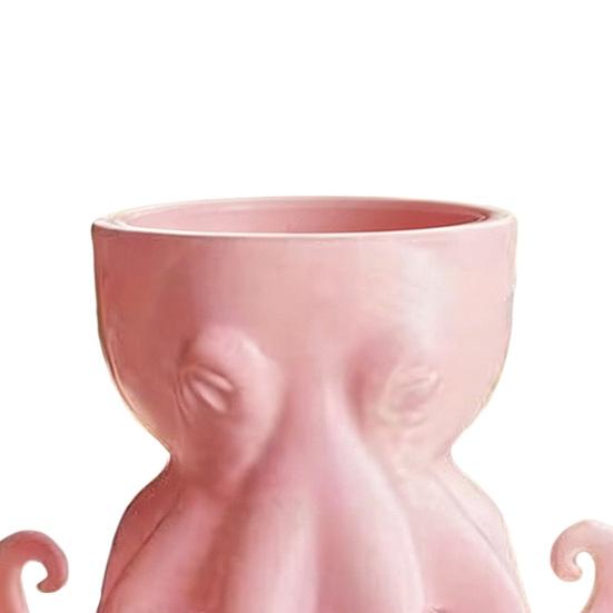 3D Printed Octopus Planter Nautical Octopus Tentacle Flower Pot for Desk Home Decor Ocean Animal Planter for Small Plants