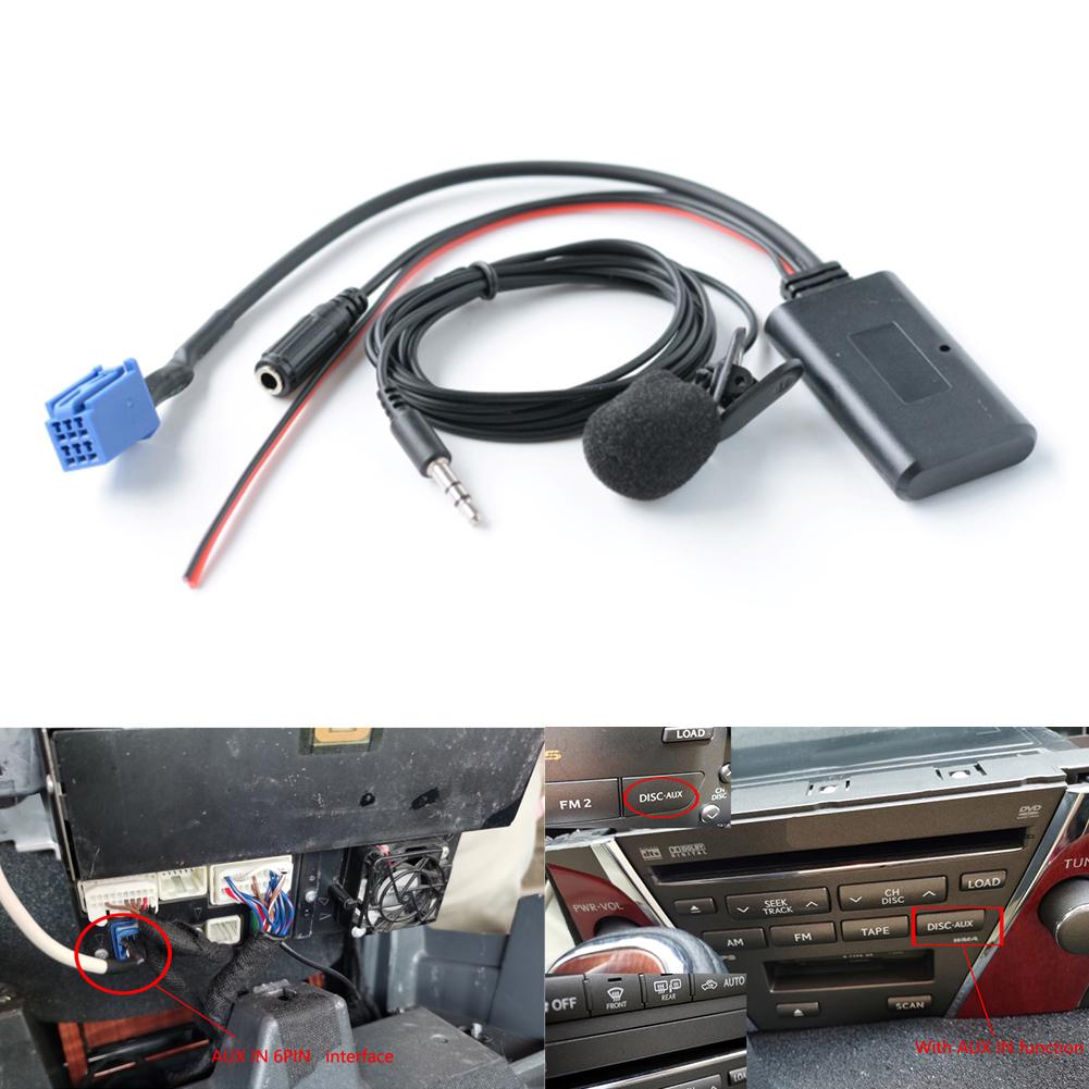 Car 5.0 Module Handsfree Aux Audio-Adapter Cable For Lexus IS250 06-08