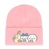 Chiikawa Usagi Round Top Dopamine Print Knit Hat For Enthusiasts Animation