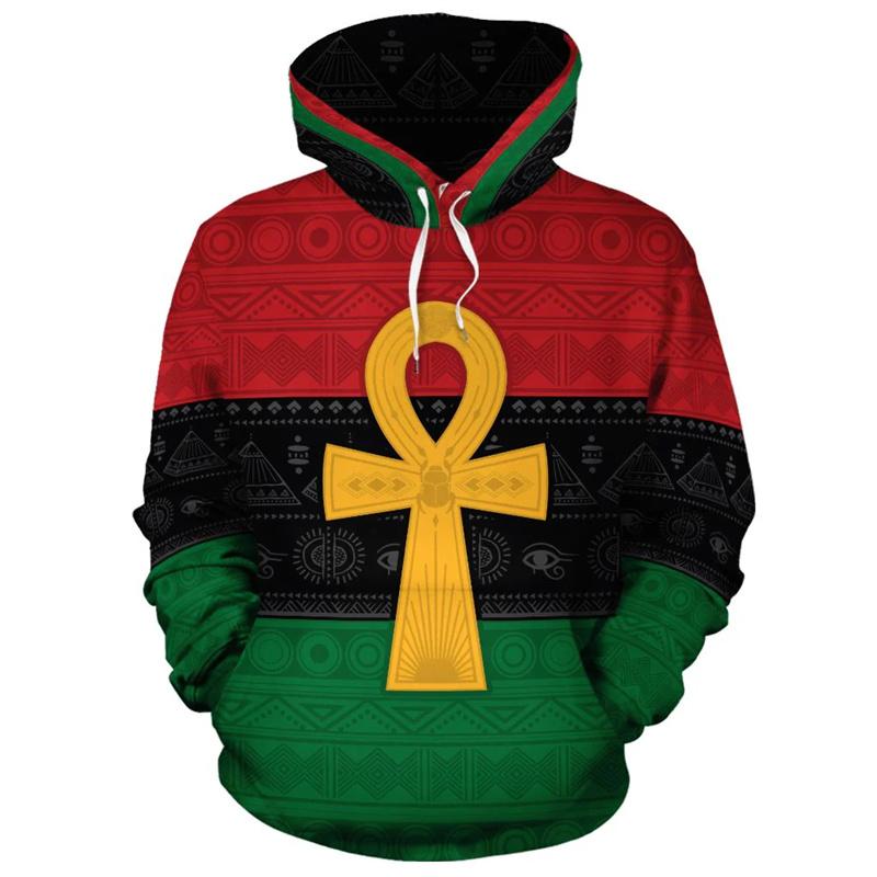 Africké Etnické Kmeny Jedinečná Grafická Mikina S Kapucí Pro Muže Etnický Potisk Oblečení S Kapucí Volná Harajuku Street Vintage Mikiny S Kapucí