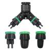 Garden Hose Y Shape Connector 1/2" 3/4" Faucet Hose Quick Joint Kit Hose Connector Garden Accessories Ibc Tank Adapters