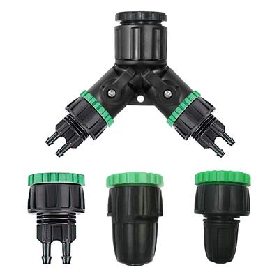 Garden Hose Y Shape Connector 1/2" 3/4" Faucet Hose Quick Joint Kit Hose Connector Garden Accessories Ibc Tank Adapters