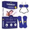 YHEMDAY Nasal Dilator Tape, Anti-Snoring, 60 Sheets, Relieves Nasal Congestion, Improves Sleep, Reduces Snoring, Promotes Nasal Breathing