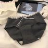 Ladies Spring and Autumn Sweet Contrast Color Check 10A Extension Cotton Crotch Triangle Briefs