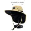 Unisex Zomer Breedgerande Waterdichte en Sneldrogende Panama Hoeden Outdoor Vizier Bucket Hats Mesh Ademende Zonnehoed met Nekflap