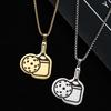 European and American New Pickleball Racket Necklaces for Men and Women Titanium Steel Pendants