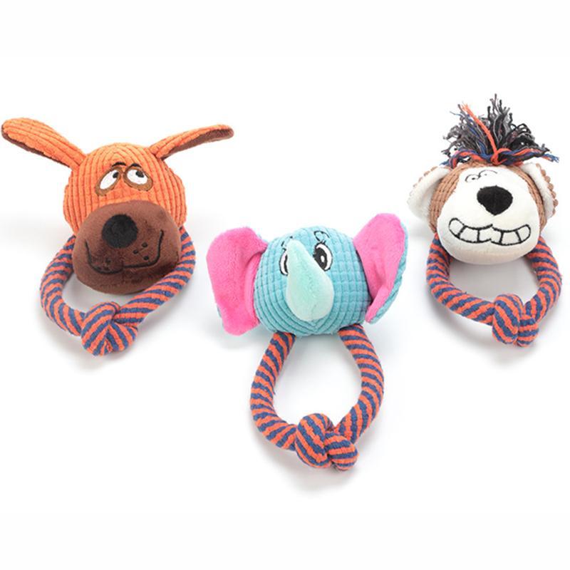 Cartoon Animals Pet Dog Chew Toy Squeaky Dog Toys for Small Dogs Bite Resistant Puppy Toys Pets Products Supplies jouet chien