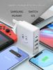 QC3.0 Fast Charging Multi-Port Travel Charger with 4 USB Ports - US/EU Standard