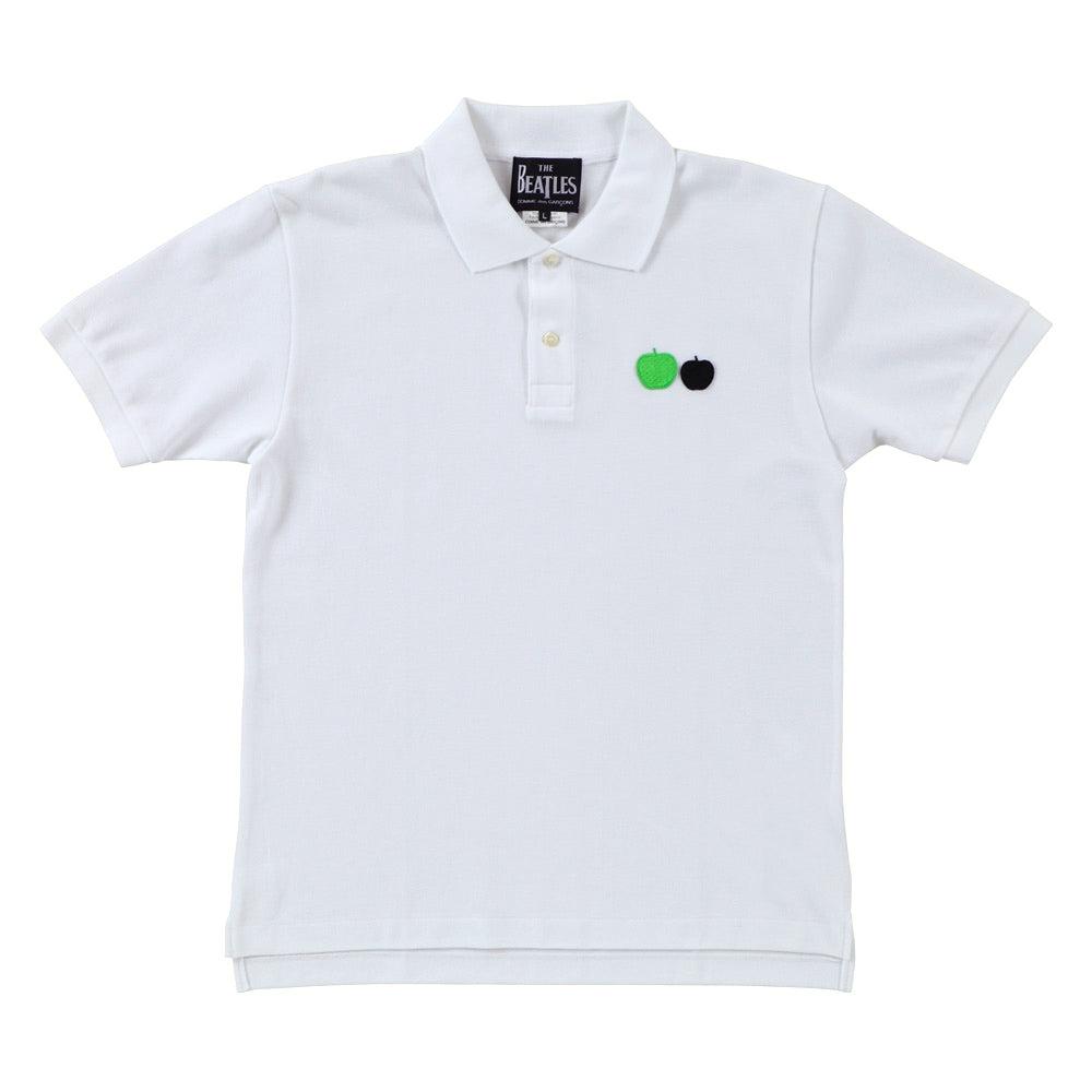 

Белая рубашка-поло The Beatles x Comme des Garc ons The Beatles CDG с вышитыми яблоками VF T006 051 XS