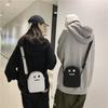 Cute Oxford Cloth Messenger Bag Mini Size Zipper Closure Crossbody Bag Cartoon Print Storage Bag Women