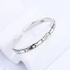 New Retro Female Minority Design Embossed Small Fish Bangle 925 Sterling Silver Simple Ins Personality Animal Opening Bracelets