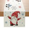 Christmas Printed Table Flag Linen Decorative Kitchen Table Small Tablecloth Festive Tablecloth