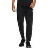Adidas Solid Color Elastic Waist Joggers Men Bottoms Black HE5152