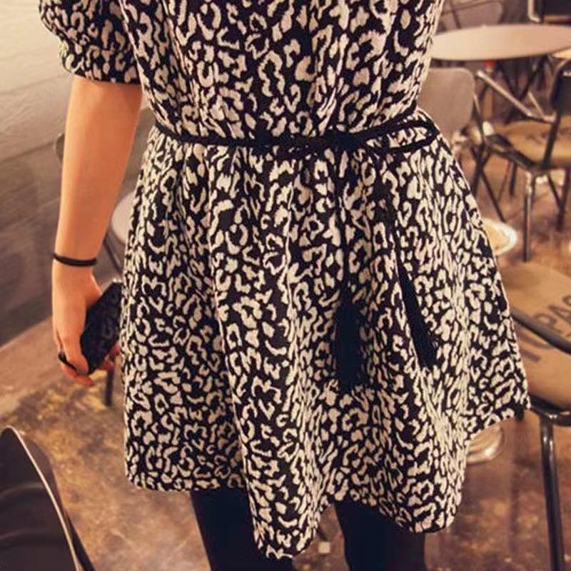 Leather Designer Braid Waist Belt With Tassel